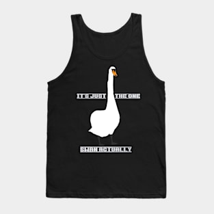 It's just the one swan actually police meme Tank Top